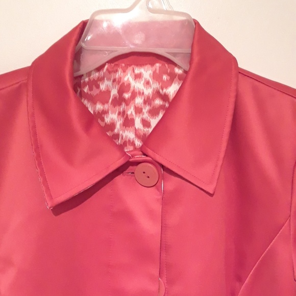 Reversible Orange Coat Women Size Small - Picture 3 of 7